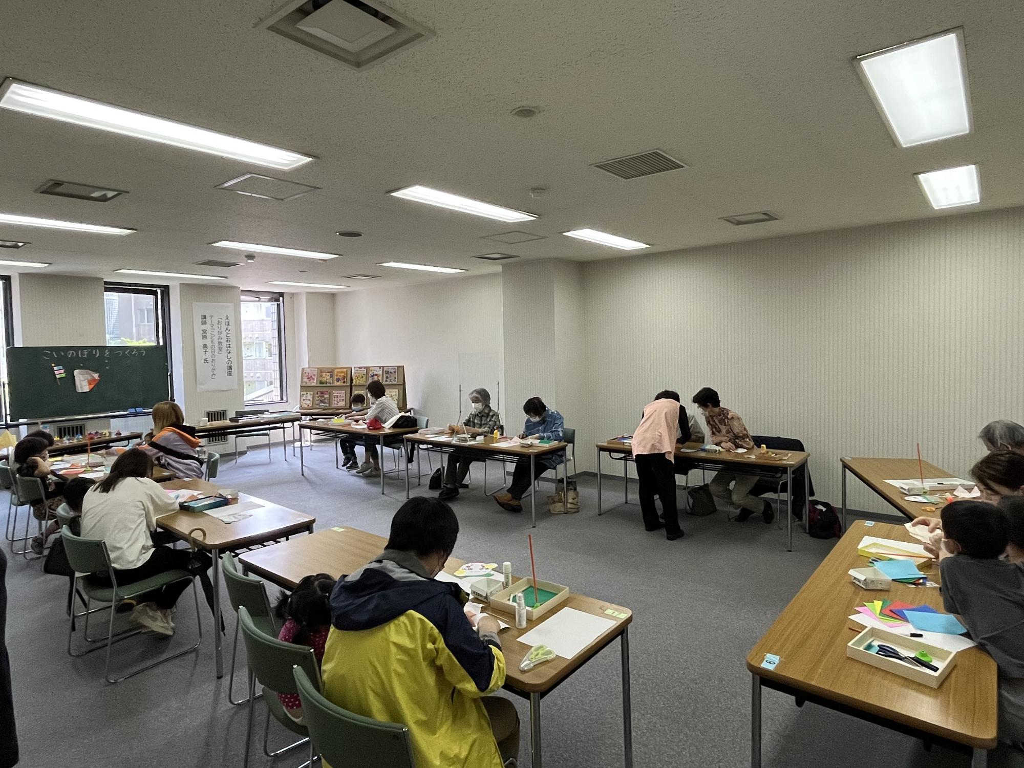 おりがみ教室様子