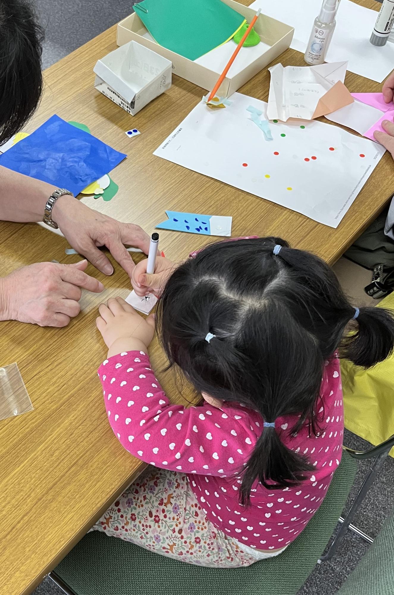 おりがみ教室様子2
