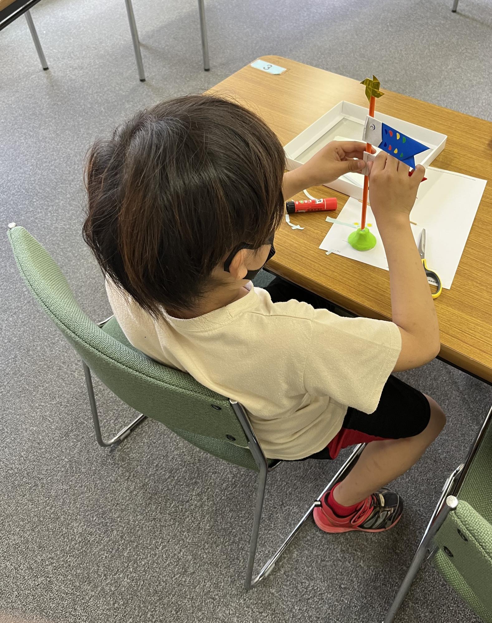 おりがみ教室様子3