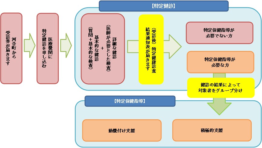 特定健診受診の流れ