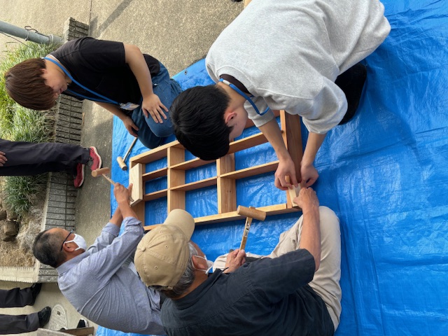 佐味田住民と学生の協働