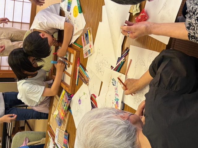 佐味田住民と学生の協働