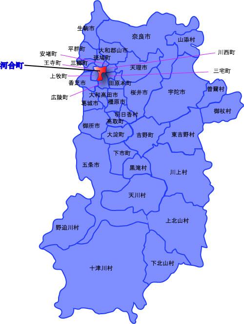 奈良県地図